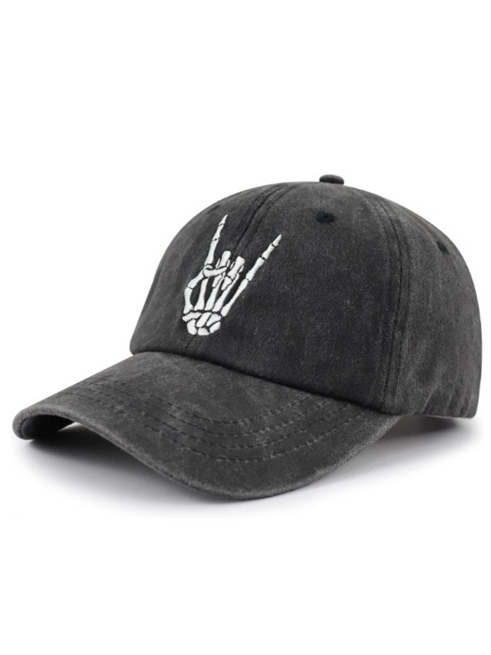 Cotton Skeleton Hand Cap